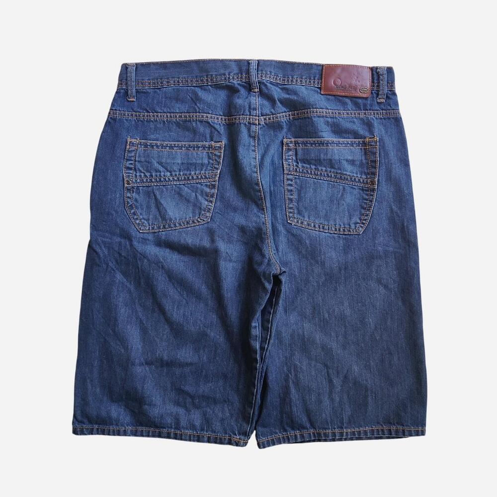 y2k Ecko Unltd blue denim baggy shorts